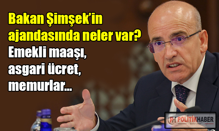 Bakan Şimşek'in ajandasında neler var?