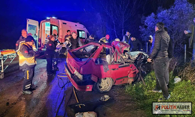 Bursa’da feci kaza: Otomobil ile tır çarpıştı!