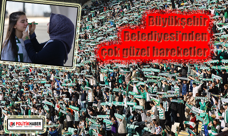 Çocuklar Bursaspor coşkusunu Büyükşehir’le yaşadı