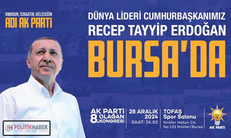 Cumhurbaşkanı Erdoğan Bursa'ya geliyor!