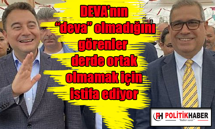 Deva Partisi Bursa'da şok istifa!