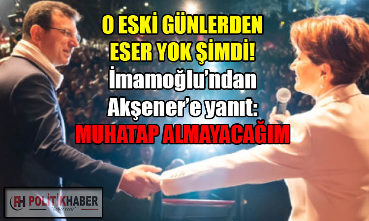 Ekrem İmamoğlu: Muhatap almayacağım!