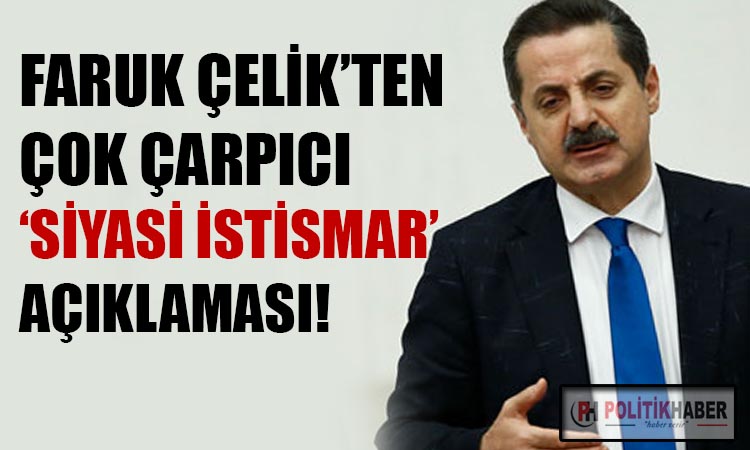 Faruk Çelik: Bu bir diyalog değildir!