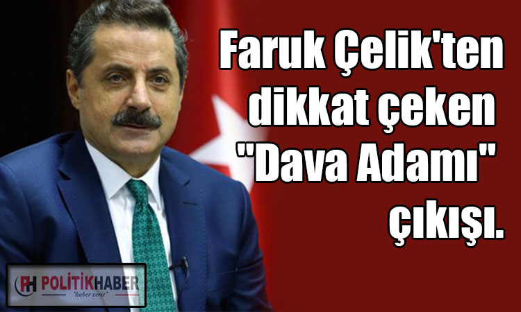 Faruk Çelik'ten 