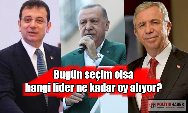 Hangi lider ne kadar oy alıyor?