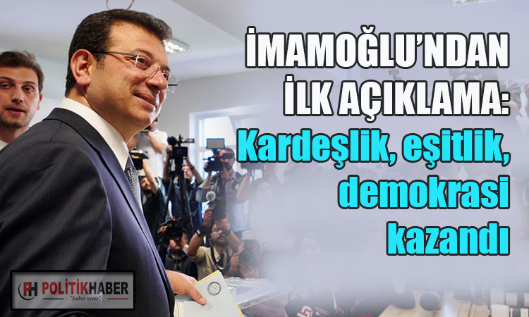 İmamoğlu'ndan seçim sonrası ilk paylaşım