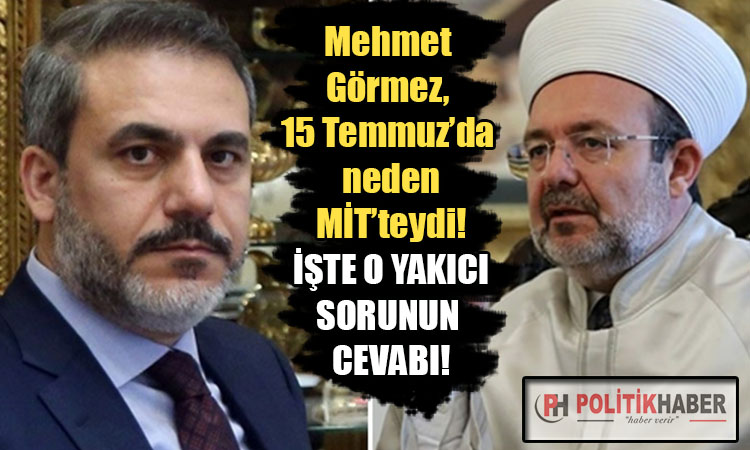 Mehmet Görmez hoca o soruya cevap verdi!