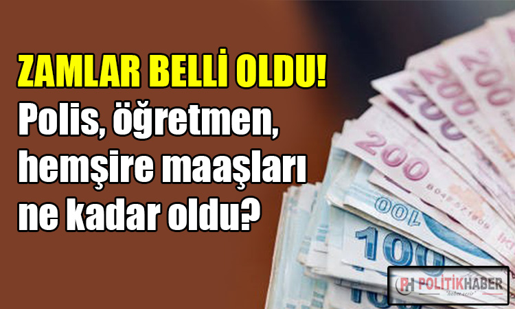 Memur ve emekli zam oranları belli oldu!