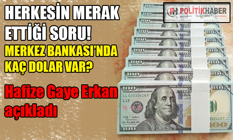 Merkez Bankası'nda ne kadar dolar var?