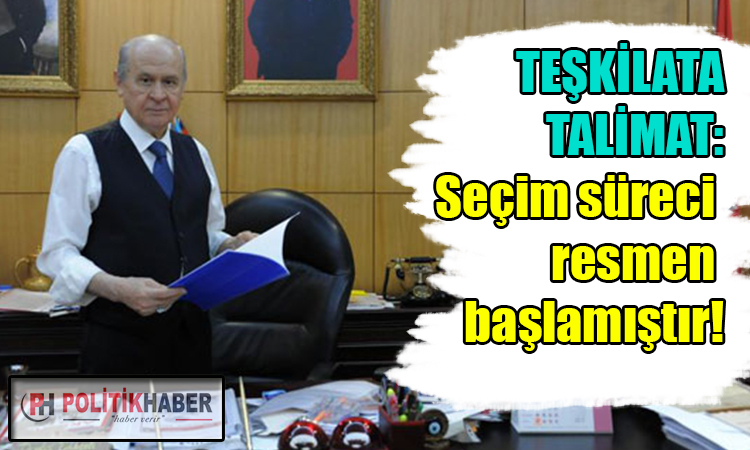 MHP'de yerel seçim süreci resmen başladı!