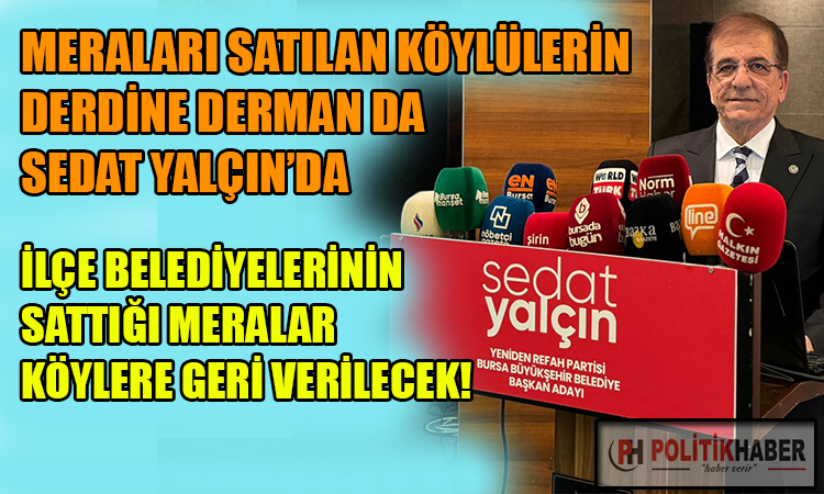 Sedat Yalçın, tarım ve kırsal kalkınma projelerini açıkladı!