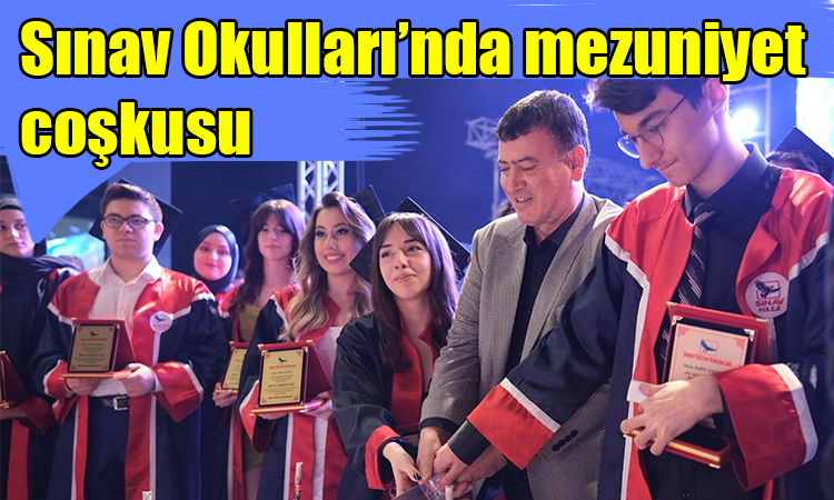 Sınav Okulları’nda mezuniyet coşkusu!