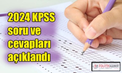 2024 KPSS soru ve cevapları açıklandı!