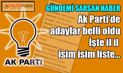 Ak Parti'de gündemi sarsan kulis!