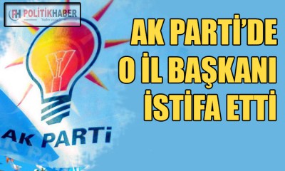 AK Parti Diyarbakır İl Başkanı istifa etti!