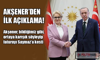 Akşener'den görüşme sonrası ilk açıklama!