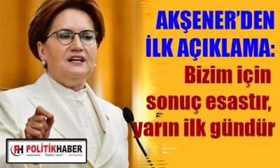 Akşener: Millet iradesi başımın tacıdır!