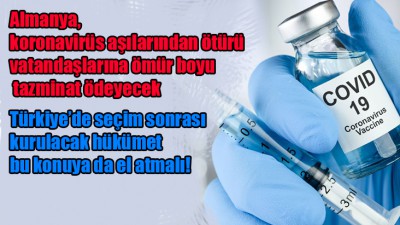 Almanya'da Covit-19 tazminatı!