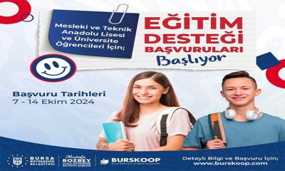 Bursa Büyükşehir’de burs başvuruları başlıyor