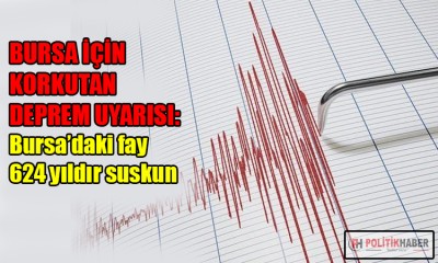 Bursa'da 7 den büyük deprem olabilir!