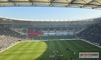 Bursaspor'dan muhteşem koeografi!