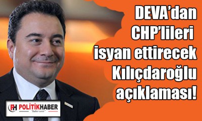 Deva'dan çok konuşulacak açıklama!