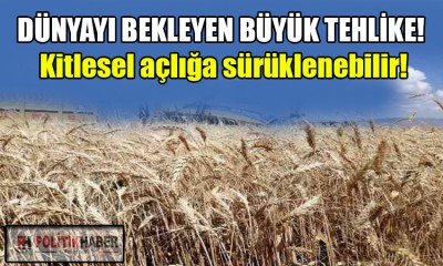 Dünyayı bekleyen büyük tehlike!