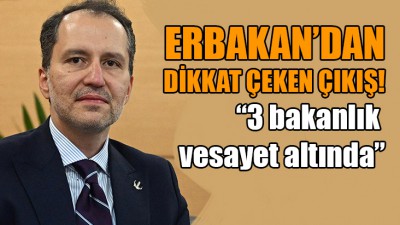 Erbakan'dan dikkat çeken çıkış!