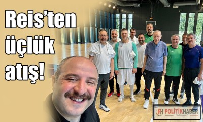 Erdoğan basketbol oynadı