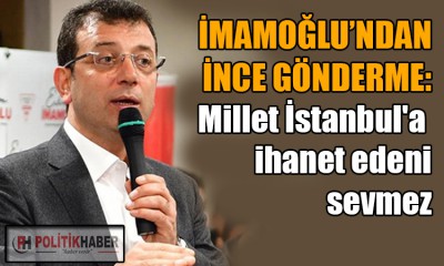 İmamoğlu'ndan 'İhanet' açıklaması!