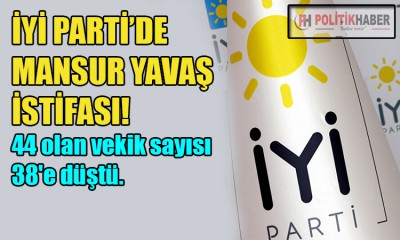 İYİ Parti'de bir istifa daha!