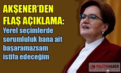 İYİ Parti Lideri Akşener'den istifa açıklaması!