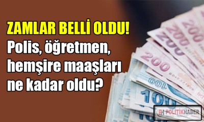 Memur ve emekli zam oranları belli oldu!