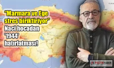 Naci Görür: Marmara ve Ege stres biriktiriyor!