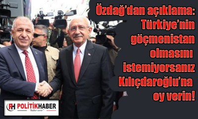 Özdağ'dan Kılıçdaroğlu'na destek!