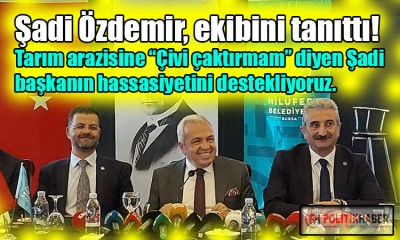 Şadi Özdemir: Tarım arazisine çivi çaktırmam!