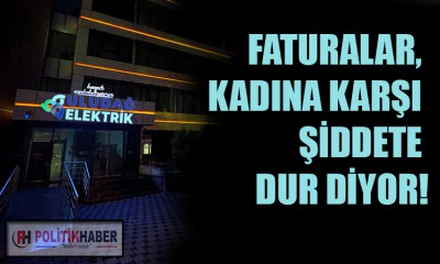 Uludağ Elektrik, kadına şiddete 'dur' dedi!