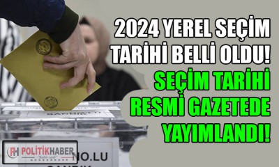 Yerel seçim tarihi Resmi Gazete'de yayımlandı!