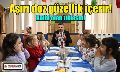 Yıldırım'da tekne orucu tutan çocuklar için iftar!