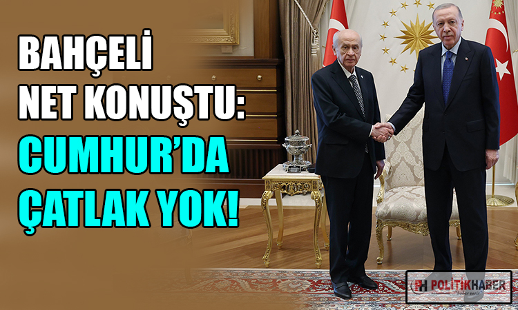 Bahçeli'den 'çatlak' açıklaması!