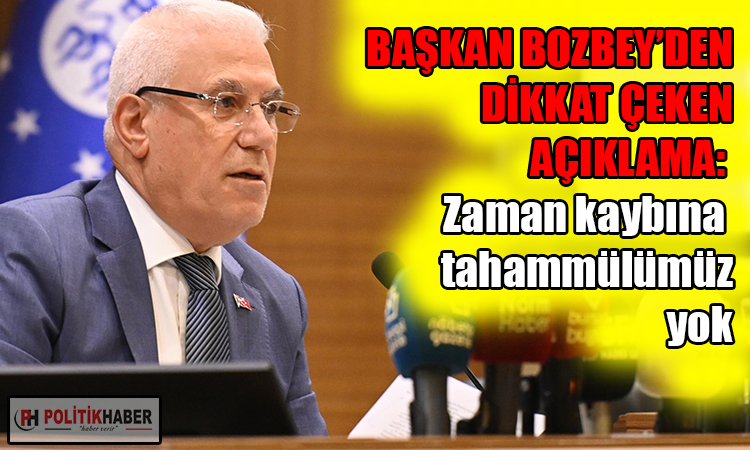 Bozbey: Bursalıların menfaatleri bizim birinci önceliğimizdir